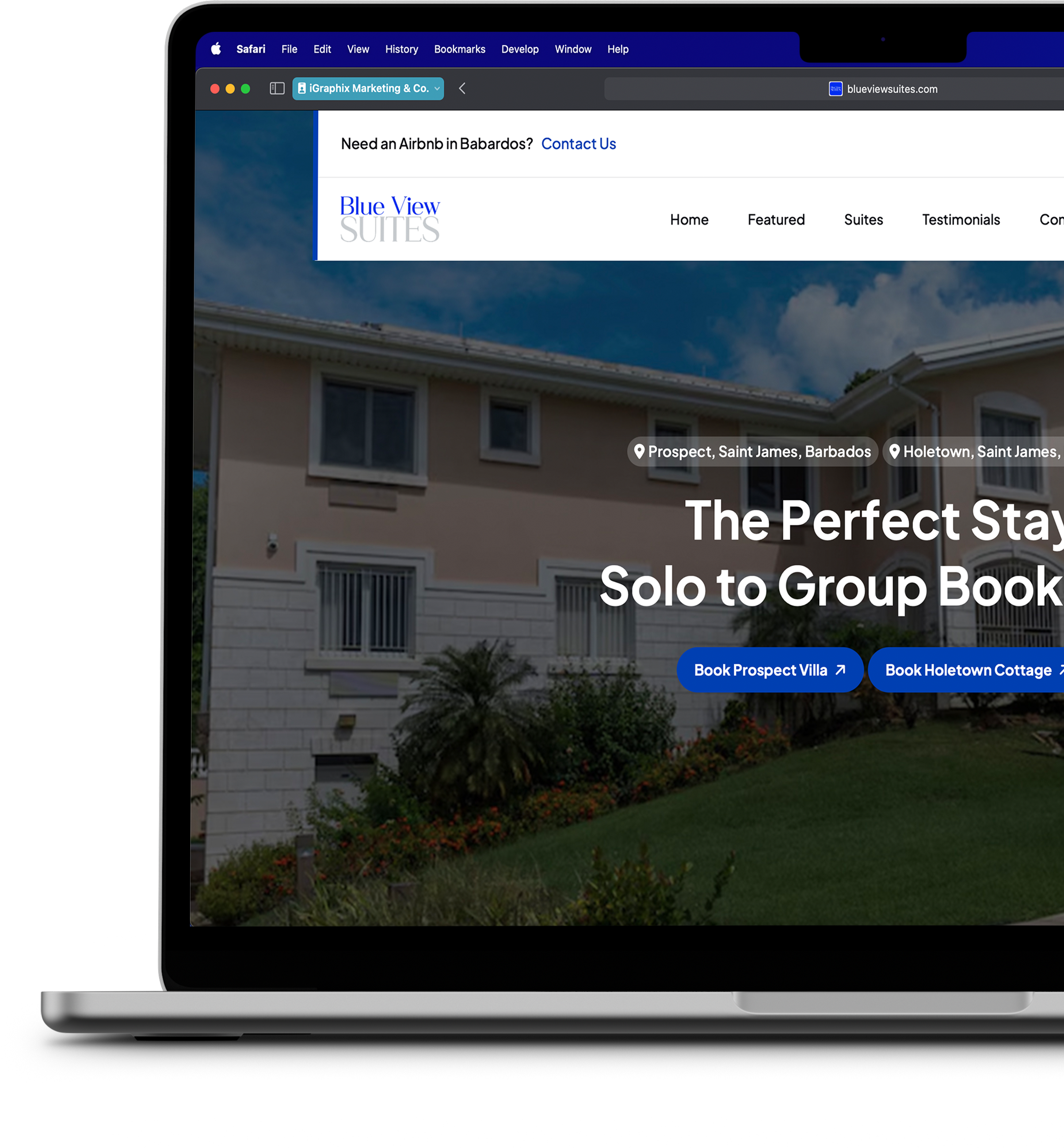 Laptop Blue View Suites